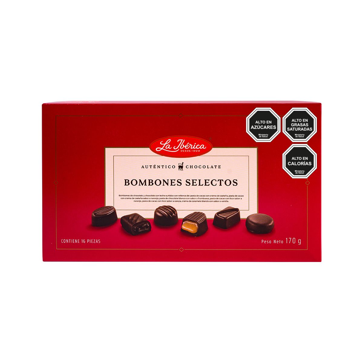LA IBERICA - CAJA DE BOMBONES SELECTOS 170G LA IBERICA