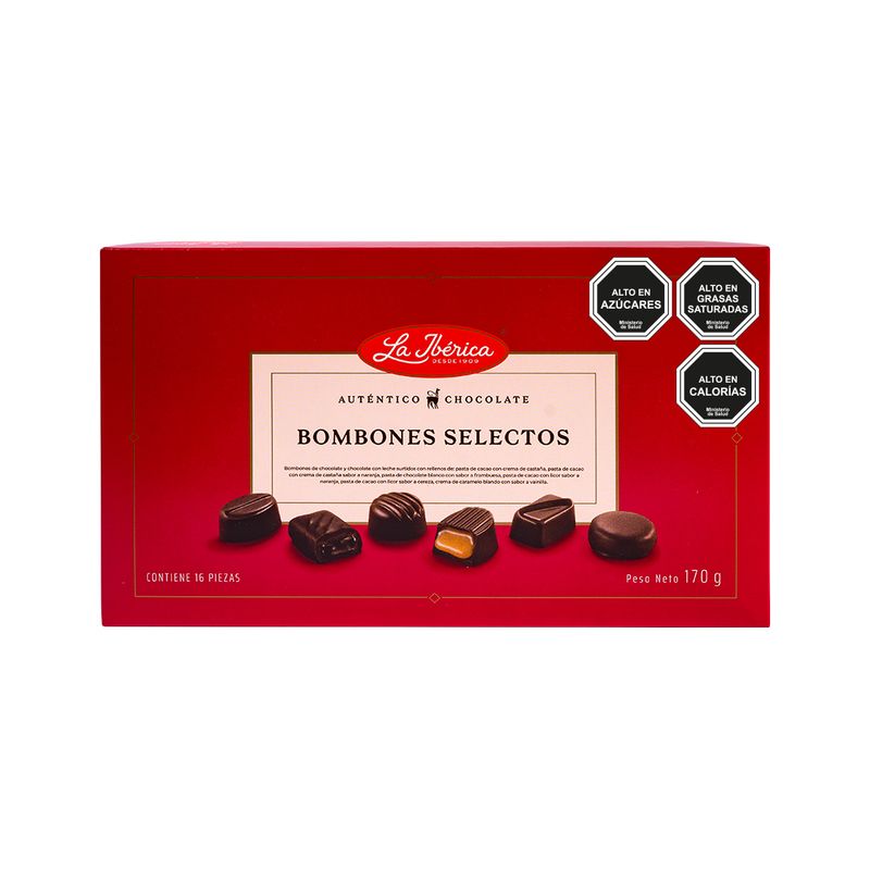 LA IBERICA - CAJA DE BOMBONES SELECTOS 170G LA IBERICA