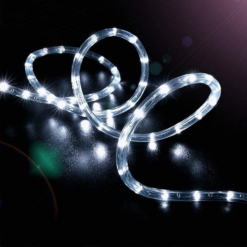 GENERICO - Manguera de Luces Solares - 5 m Luz Fría IP65