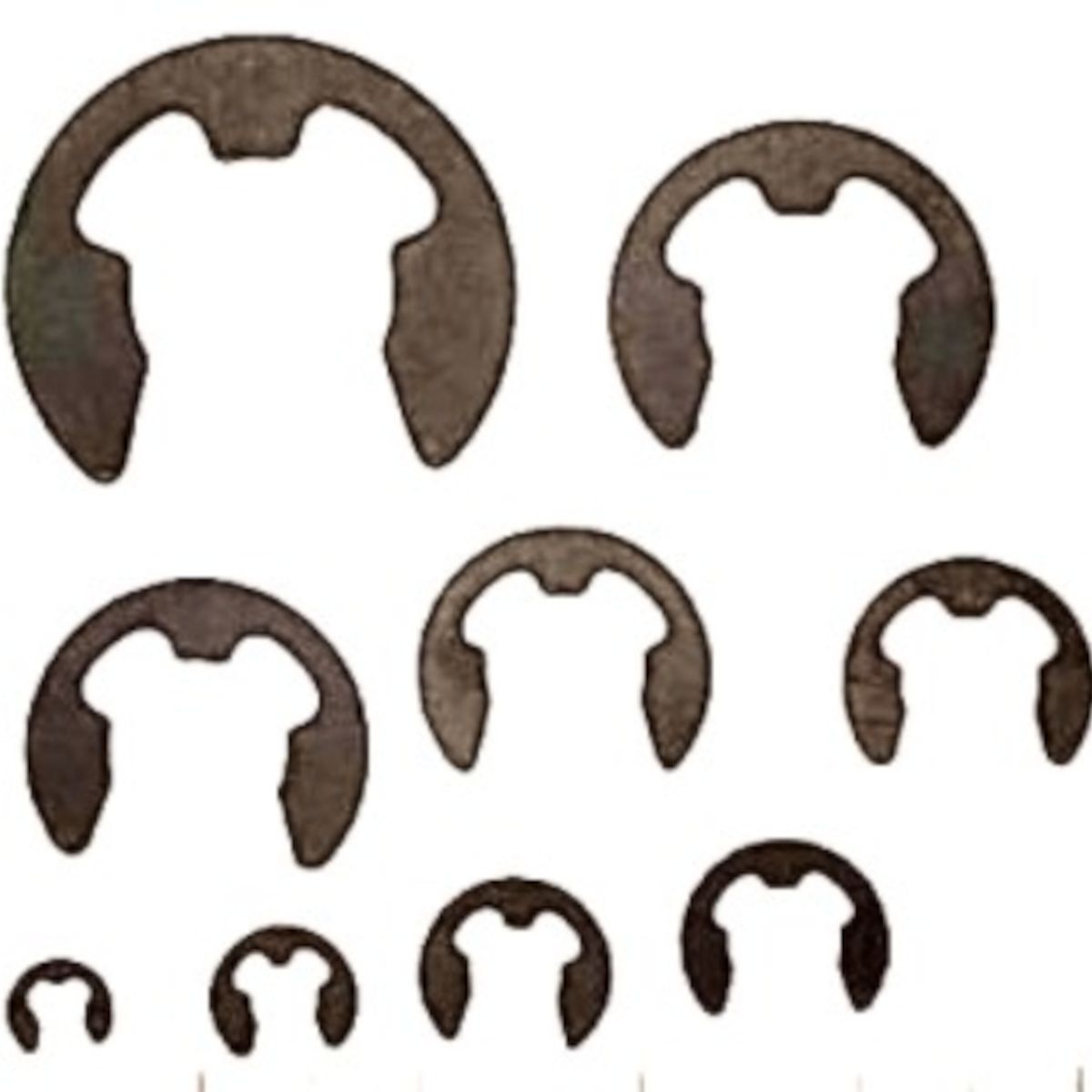 GENERICO - CLIP RETEN ACERO TIPO E-CLIP A0465  M2-M10M12 160pcs.