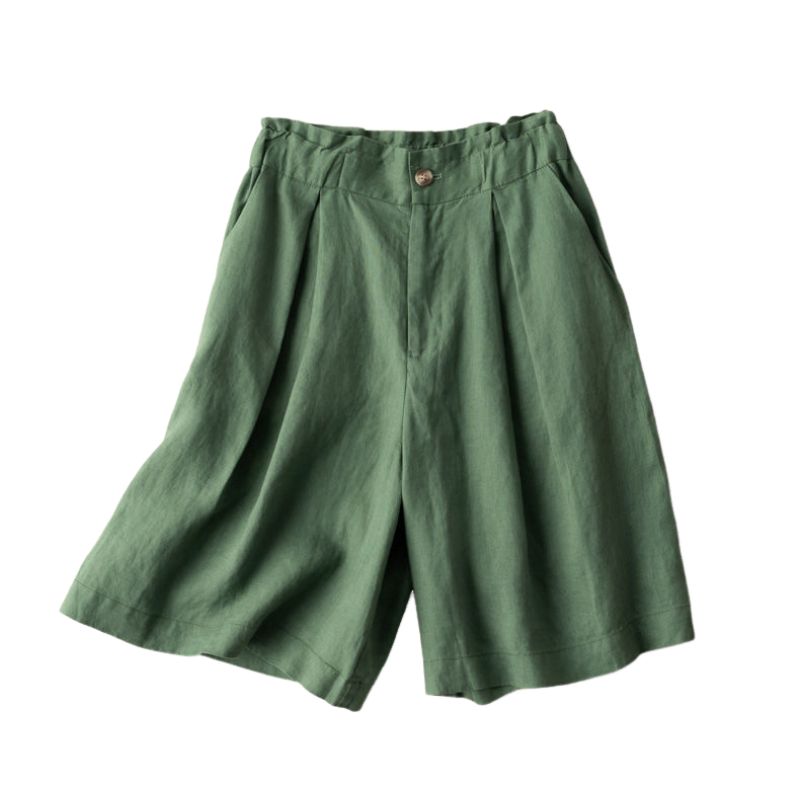 BLWOENS - Pantalones cortos casuales de verano para mujeres - Verde