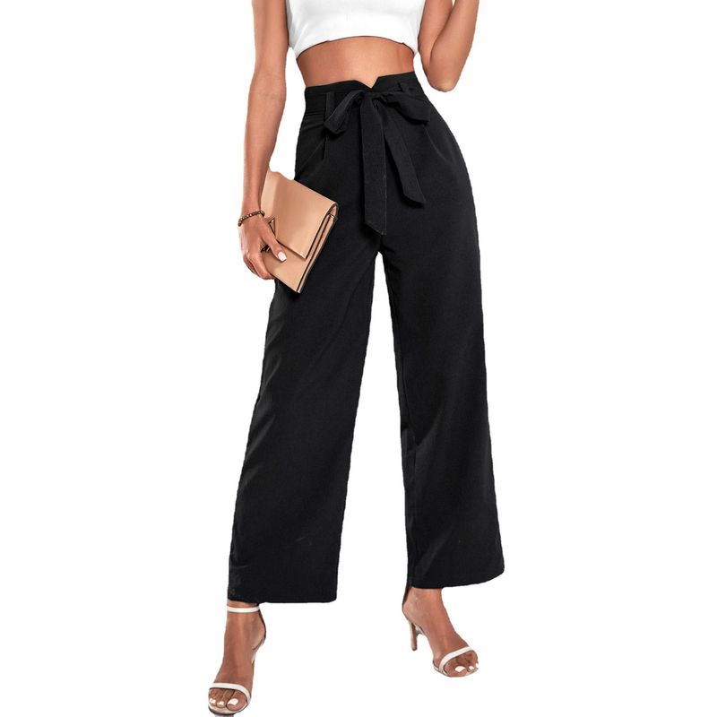 BLWOENS - Pantalones largos de pierna ancha para mujer