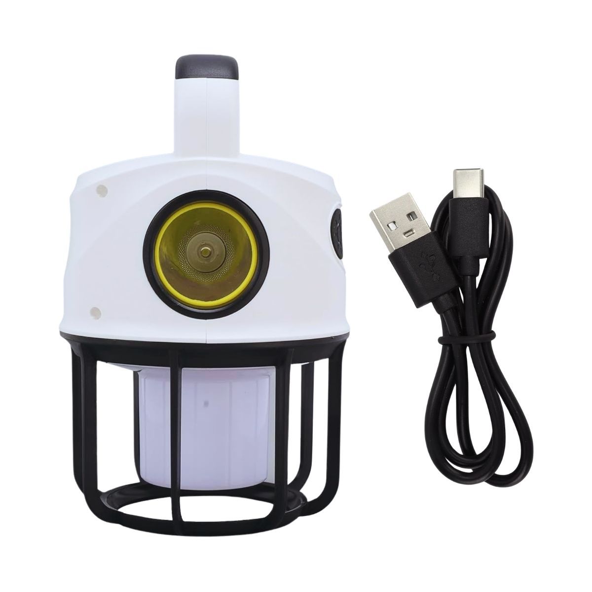 NOVYSTOR - Lámpara Camping Dual LED Recargable con Power Bank