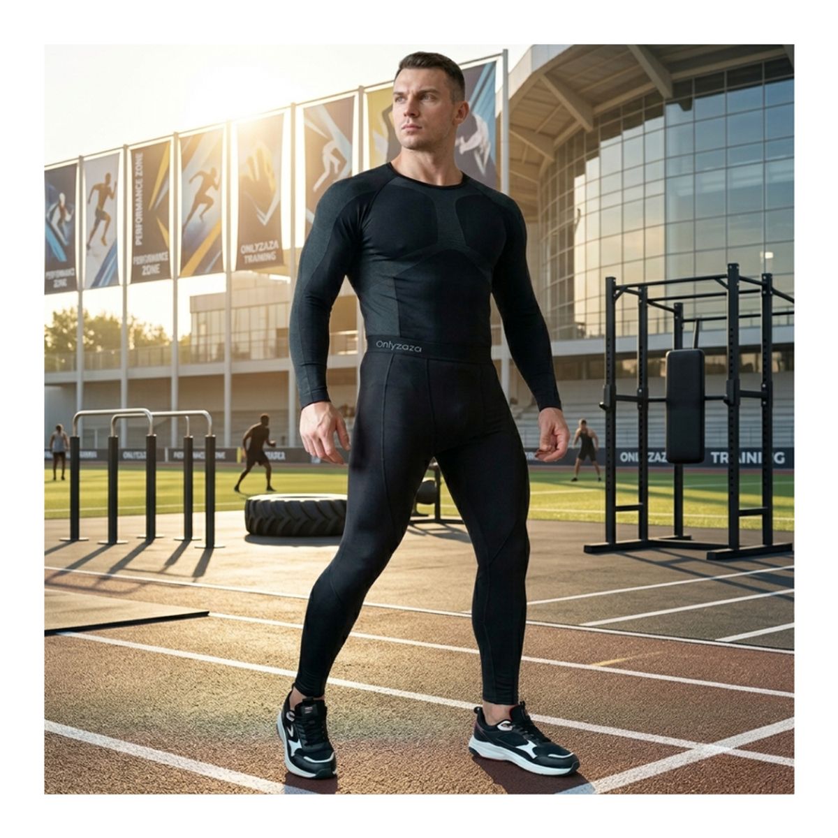 EKOL TACTICA MILITAR - Set Primera Capa Hombre, Camiseta Y Calza Compresion Térmicos