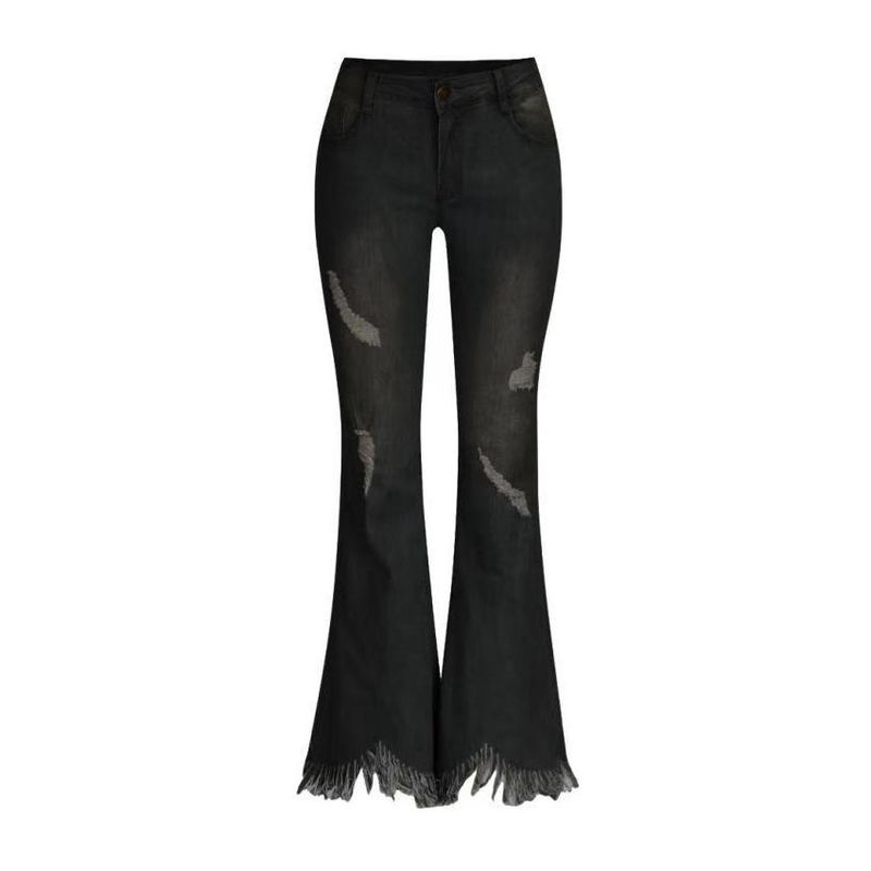 BLWOENS - Jeans casuales de moda para mujeres - Negro