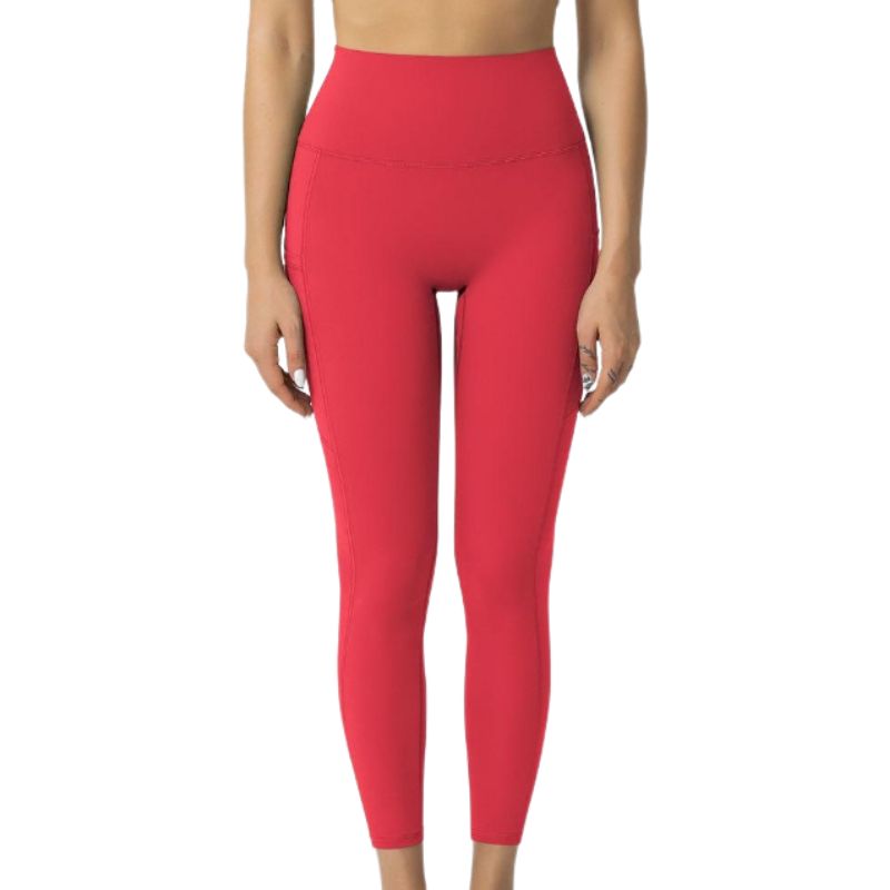 BLWOENS - Calza Deportiva Mujer - Rojo