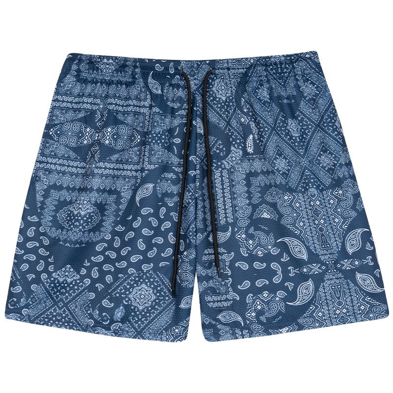BLWOENS - Pantalones cortos casuales de verano para hombres - Azul