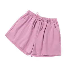BLWOENS - Pantalones cortos casuales de verano para mujeres - Violeta