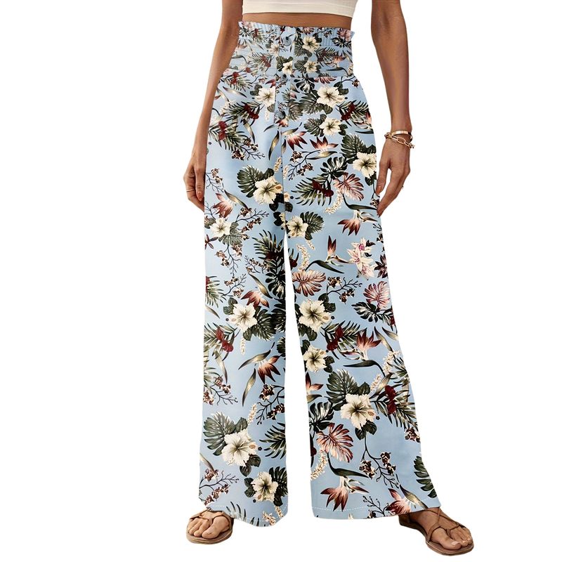 BLWOENS - Pantalones largos para mujeres - Azul