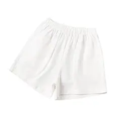 BLWOENS - Pantalones cortos casuales de verano para mujeres - Blanco