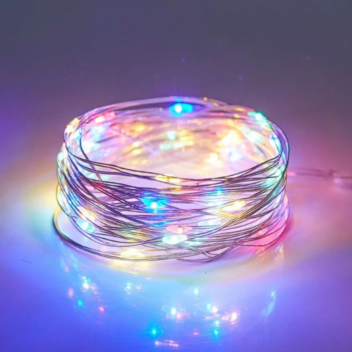 GENERICO - Luces Hada Solares - 10 m Luz Multicolor IP65