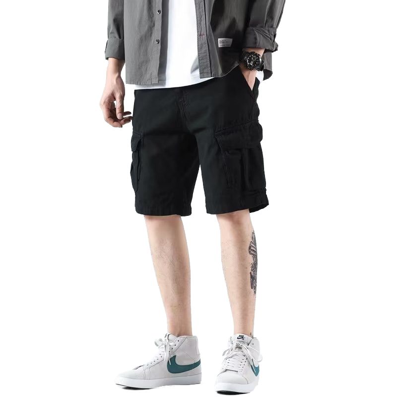 BLWOENS - Pantalones cortos masculinos-Negro
