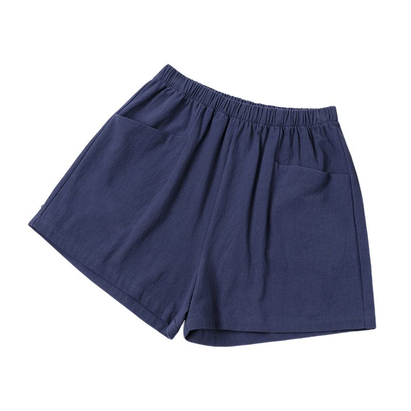 BLWOENS - Pantalones cortos casuales de verano para mujeres - Azul