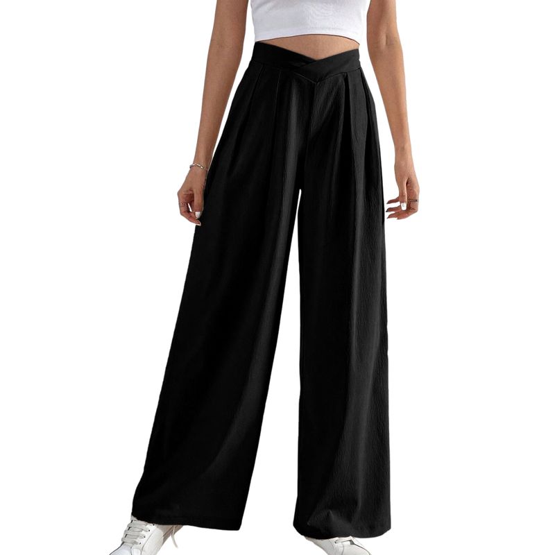 BLWOENS - Pantalones largos para mujeres - Negro