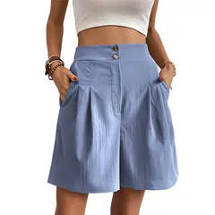 BLWOENS - Shorts Mujer - Azul