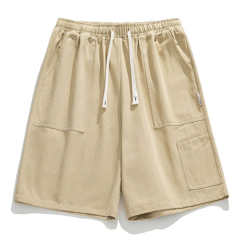BLWOENS - Pantalones cortos casuales de verano para hombres - Beige