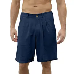 BLWOENS - Pantalones cortos masculinos-Azul