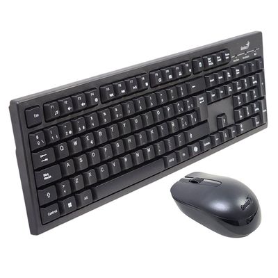 Imagen 2 del producto Kit Teclado y Mouse Inalámbrico KM-8101 Negro