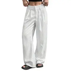 BLWOENS - Pantalones largos para mujeres - Blanco
