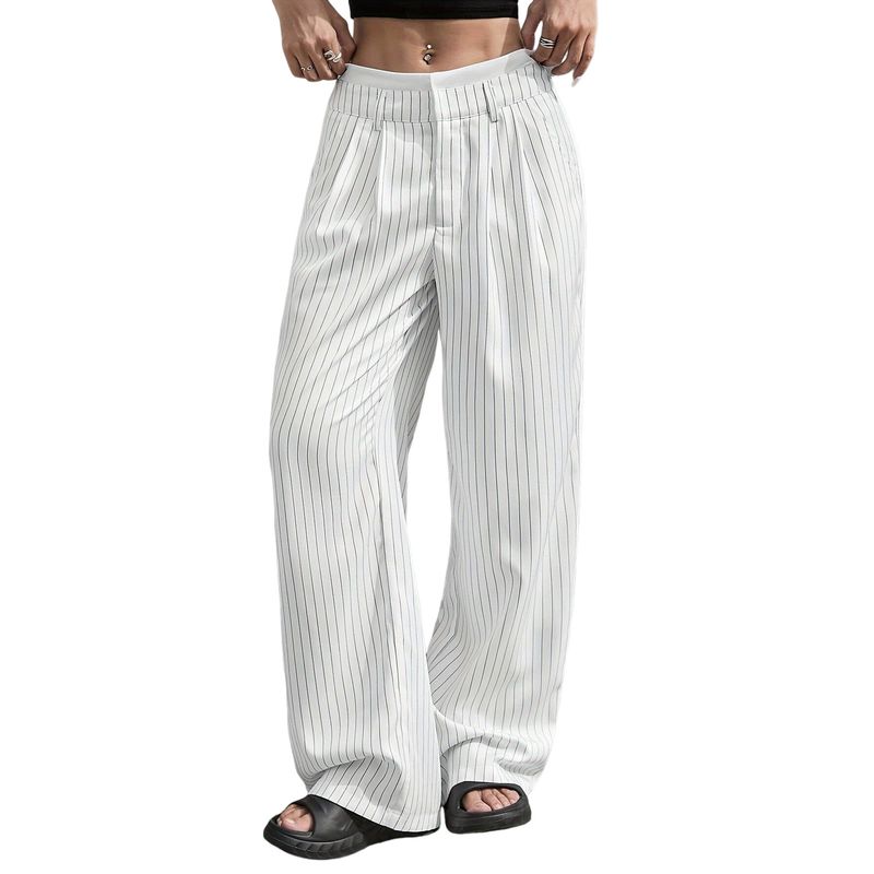 BLWOENS - Pantalones largos para mujeres - Blanco