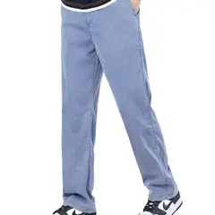 BLWOENS - Pantalones largos para hombres -Azul