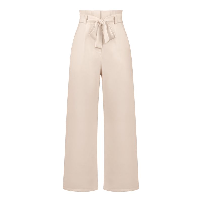 BLWOENS - Pantalones largos de primavera y otoño para mujer - Beige