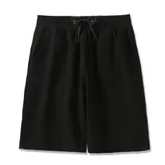 BLWOENS - Pantalones cortos casuales de verano para hombres - Negro