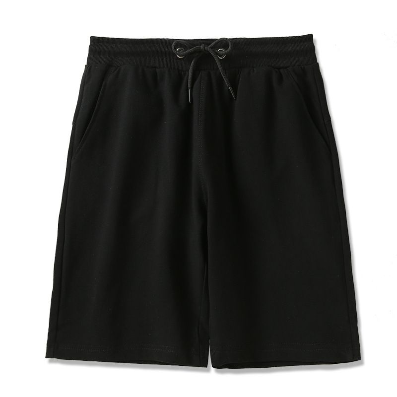 BLWOENS - Pantalones cortos casuales de verano para hombres - Negro