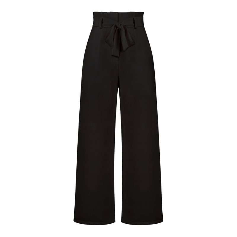 BLWOENS - Pantalones largos de primavera y otoño para mujer - Negro