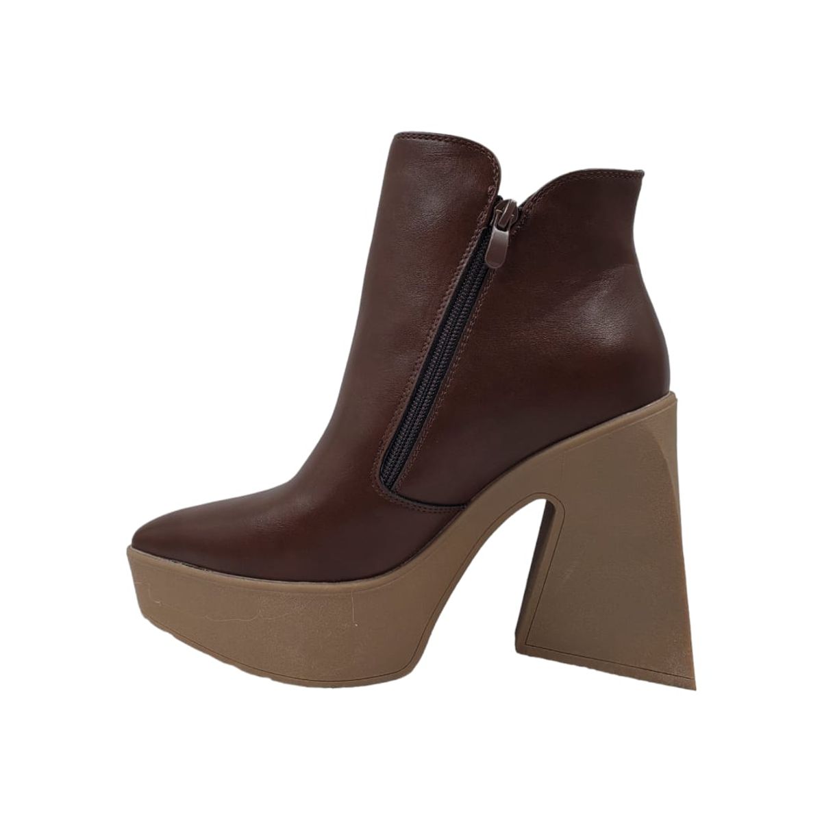 HERIEL - Bota Café Plataforma Mujer