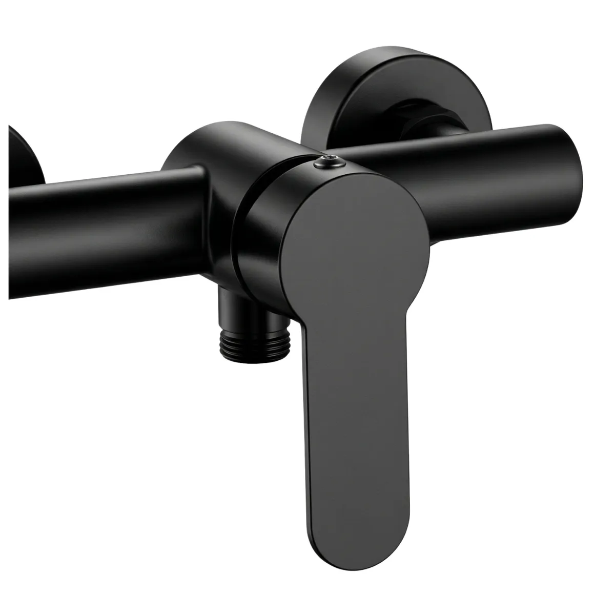DICAS - Llave Monomando Ducha Negra Con Accesorios Ferretools