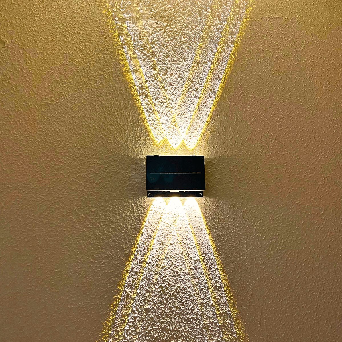 GENERICO - Apliqué Moderno Solar - 60W IP65 Luz Cálida