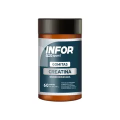 INFOR - CREATINA EN GOMITAS 60 UNIDADES FRUTOS TROPICALES -