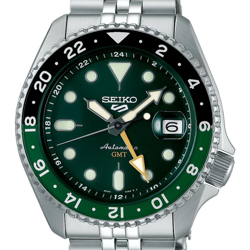 SEIKO - Reloj Seiko Hombre GMT Automatico SSK035K1