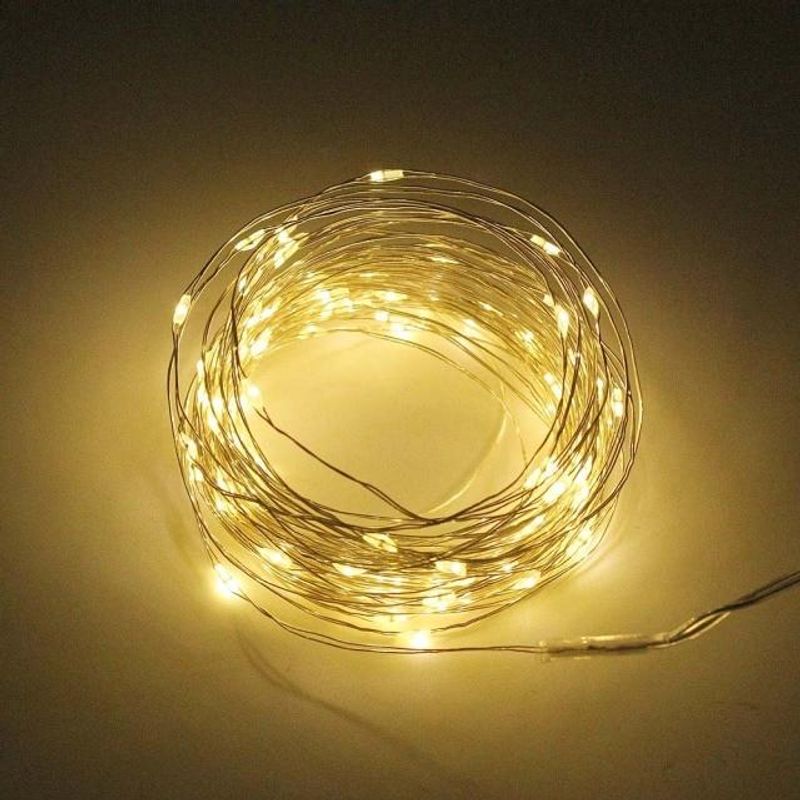 GENERICO - Luces Hada Solares - 20 m Luz Cálida IP65