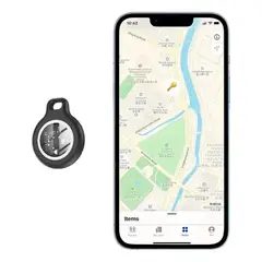 HOCO - Localizador GPS Compatible con Apple Find My E91 Negro