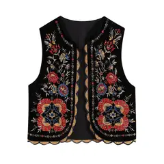 TIOZONEY - Chaqueta de moda mujer -Negro