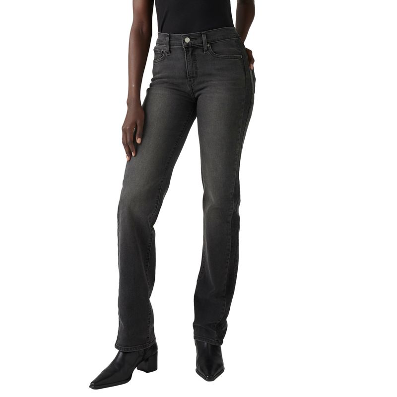 LEVIS - Jeans Mujer 314 Straight Pieced Negro Levis