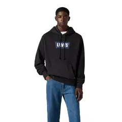 LEVIS - Polerón Hombre Premium Graphic Hoodie Negro
