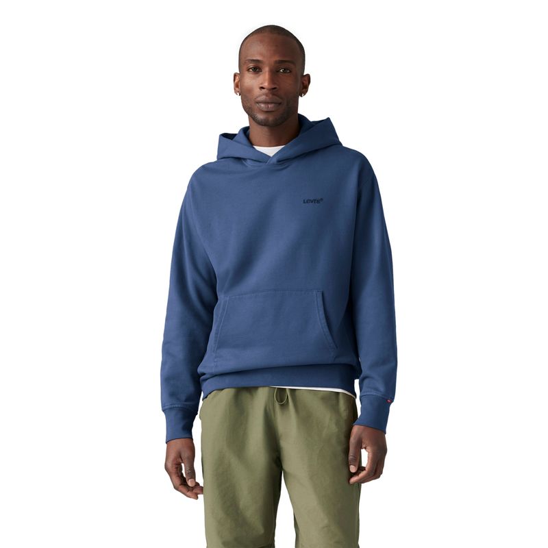 LEVIS - Polerón Hombre The Authentic Hoodie Azul Levis