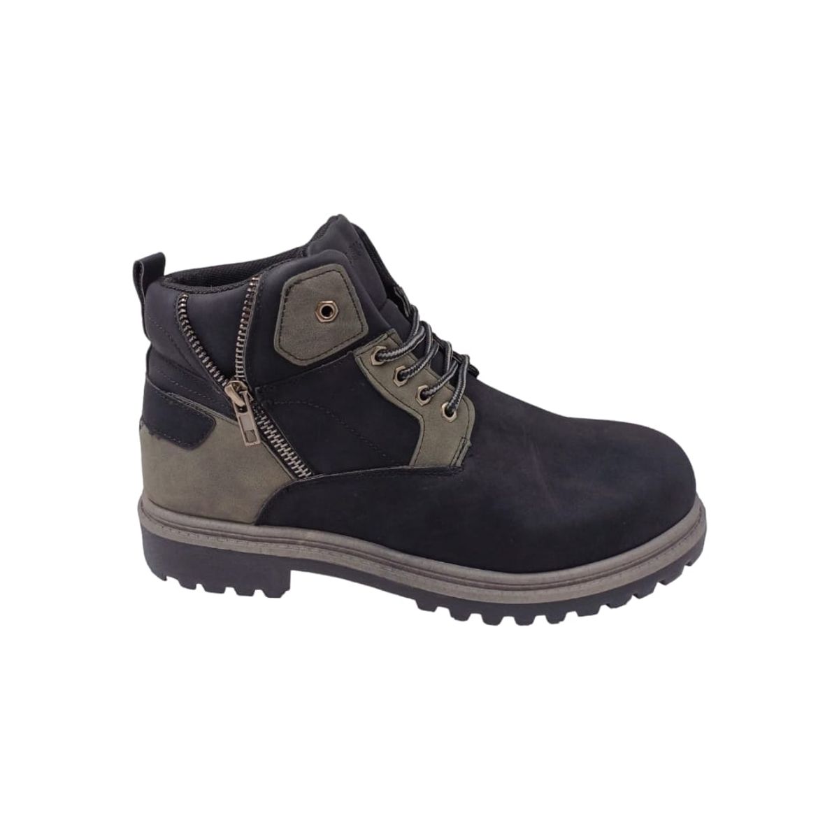 HERIEL - Bototo Negro Caña Alta Hombre