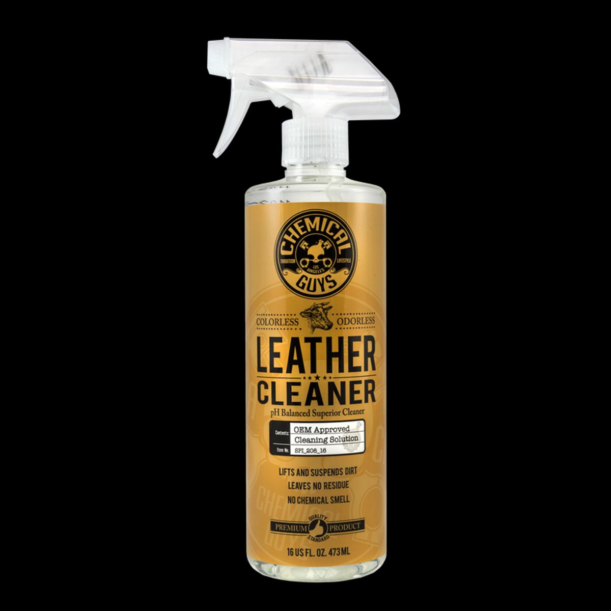 CHEMICAL GUYS - Limpiador de Cueros Chemical Guys Leather Clean - 473 ml