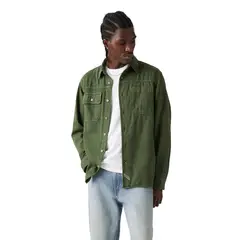 LEVIS - Camisa Hombre Ls Auburn Worker Verde