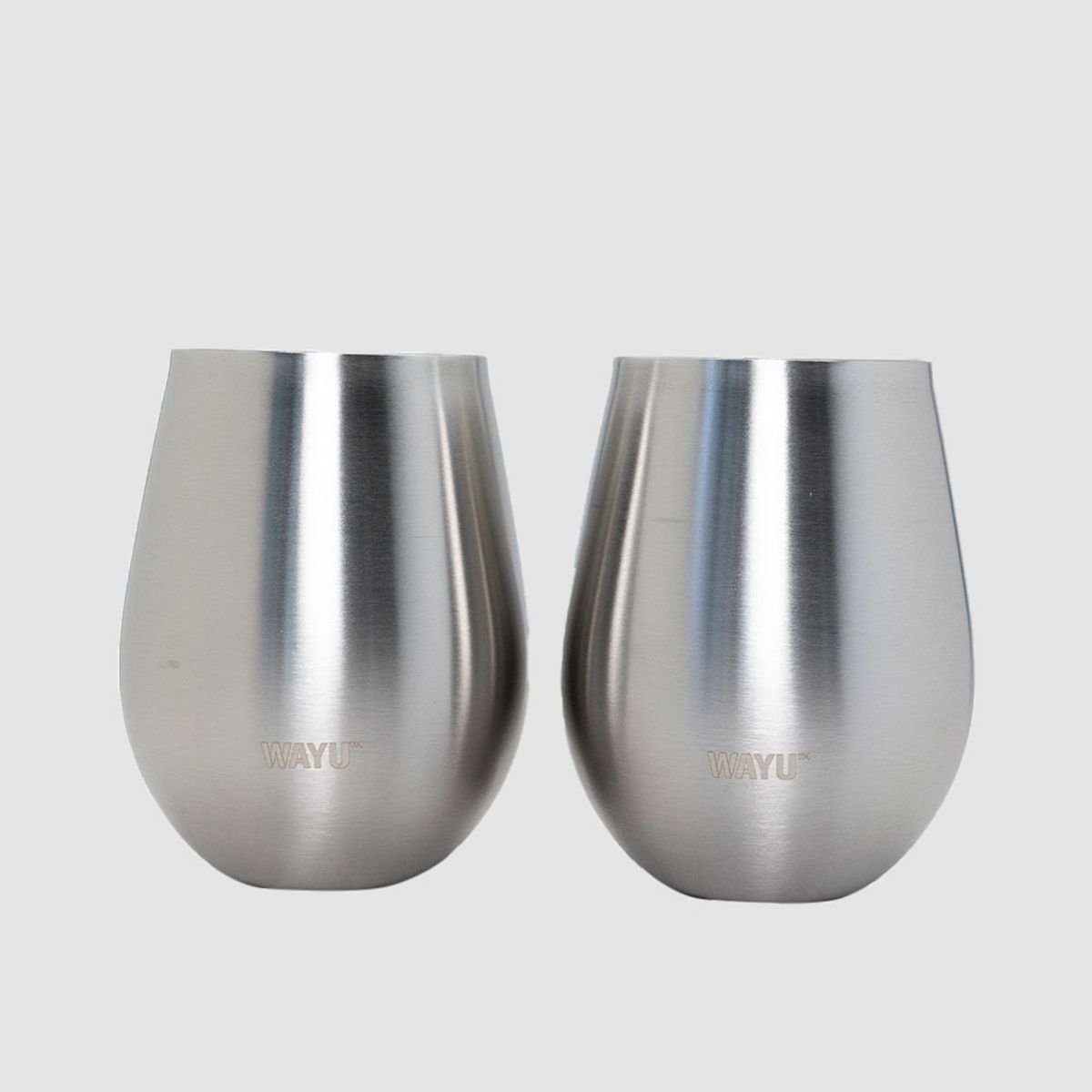 WAYU - Set 2 Vasos Cocktail Metalicos 500ml Wayu
