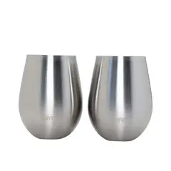 WAYU - Set 2 Vasos Cocktail Metalicos 500ml