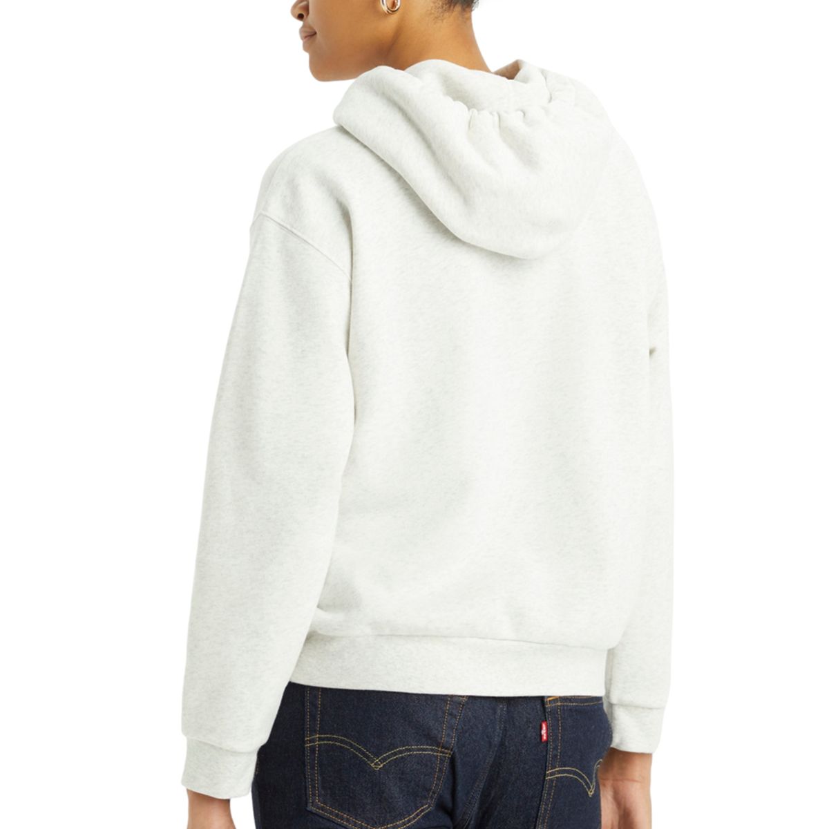 LEVIS - Polerón Mujer Everyday Hoodie Blanco Levis
