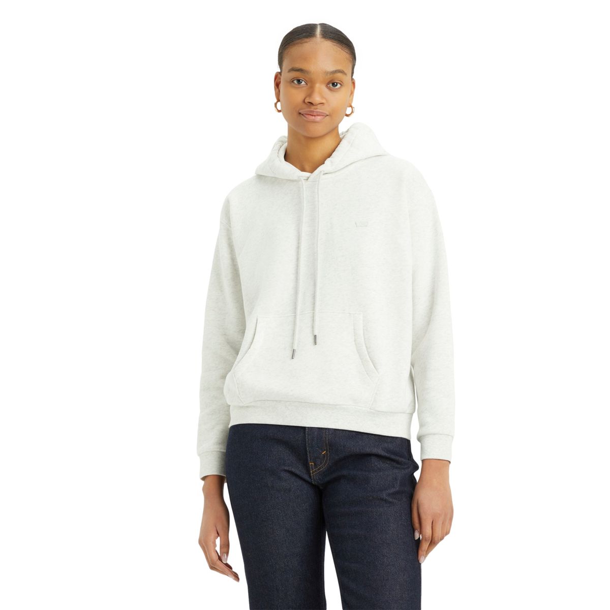 LEVIS - Polerón Mujer Everyday Hoodie Blanco Levis