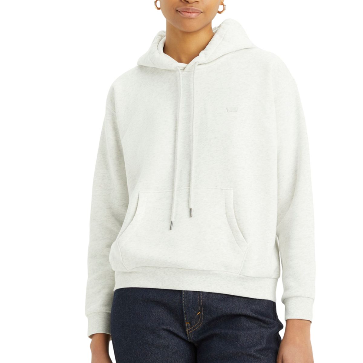 LEVIS - Polerón Mujer Everyday Hoodie Blanco Levis