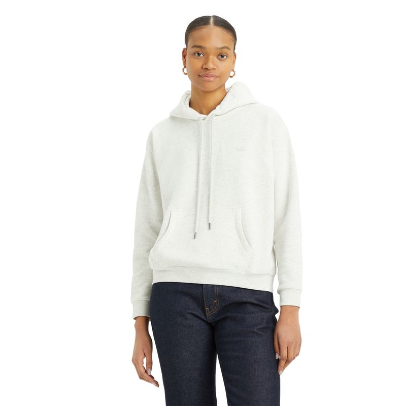 LEVIS - Polerón Mujer Everyday Hoodie Blanco Levis
