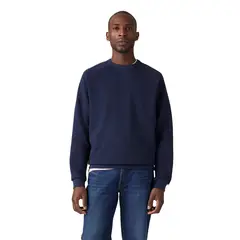 LEVIS - Polerón Hombre Red Tab Crewneck Azul Levis.